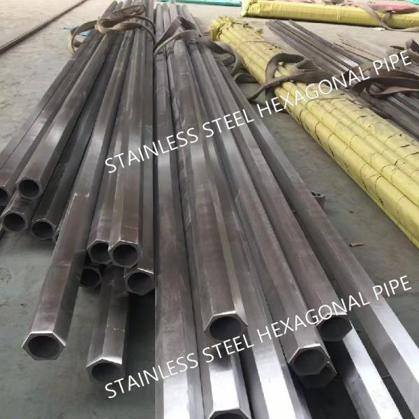 Hexagonal Outside Stainless Steel Pipe S14 - S70 ASTM A213 Hot Rolled