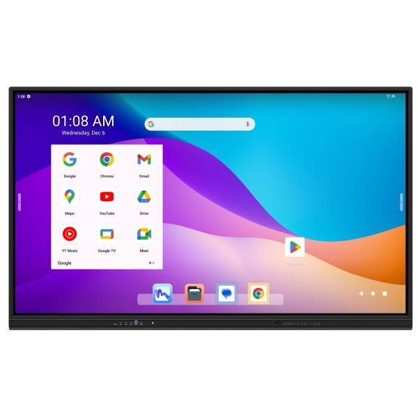 Infrared Interactive Whiteboard QR Code Sharing Muilt Touch 50 Touch Point Mordern Design Interactive Flat Panel Display