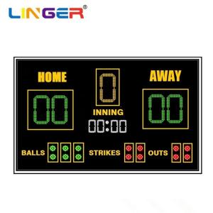 High Brightness Baseball LED Scoreboard With Wide Viewing Angle High Refresh