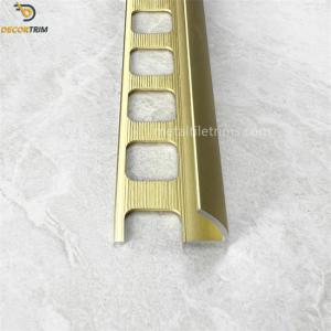 China Bathroom Tile Edge Trim Metal Tile Trims Aluminum Material 6063 T5 on sale