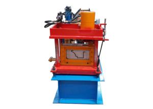 Cheap Customized Color Aluminum Gutter Machine , Rain Gutter Machine Input Width 300mm for sale