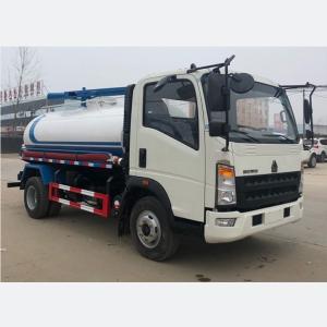 China 120hp Vacuum Sewage Suction Truck Sinotruk HOWO 4m3 90km/H on sale