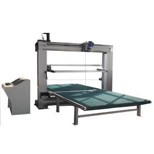 Automatic Dual Blade Horizontal And Vertical PU Foam Sponge CNC Cutting Machine