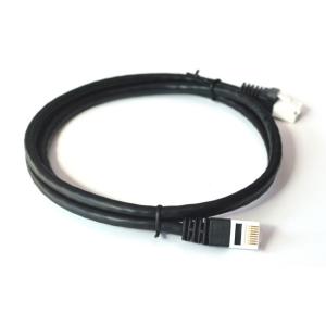 24AWG Unshielded Twisted Paired Cat6 Ethernet Cable Black Color