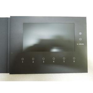 Smart Button Custom Video Brochure AVI / Mp4 Format , LCD Video Business Cards