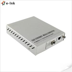 10/100/1000M GigE Media Converter Multi-mode Dual-Fiber 550m SC Connector