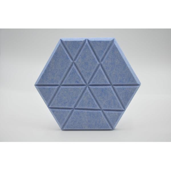 Quality Customized PET Hexagon Acoustic Panel Noise Reduction For Commercial Spaces wholesale