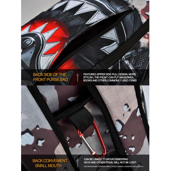 Comefortable Tactical Day Pack , Shark Backpack With Customized Logo