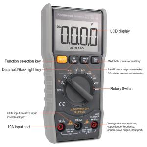 Auto range Mini Multi Tester 6000 Counts Anti-burn DC/AC NCV Square-wave output
