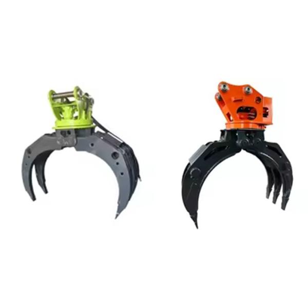 Multifunctional Digger Hydraulic Rock Grab Attachment Q355B Excavator Log
