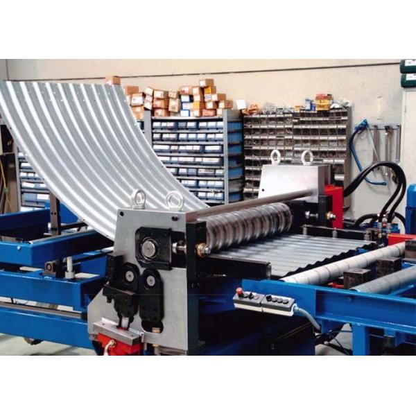 Quality High Speed Grain Silo Corrugated Sheet Roll Forming Machine With PLC Control wholesale