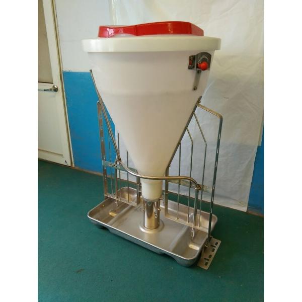 Quality Stainless Steel And Plastic Automatic Pig Feeder , Wet Dry Hog Feeders wholesale