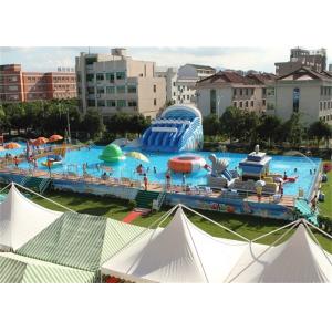 China Safety Frame Adult Inflatable Amusement Park With Fire Resistant PVC on sale