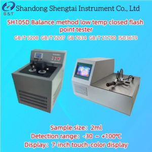 Low Temp Closed Flash Point Tester -30 ～ +100℃ Equilibrium Method 2ml Sample ISO