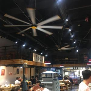 Cheap 2.4m 8FT Brushless Electric HVLS Ceiling Fan for Warehouse Farms Restaurants Home for sale