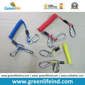 China Customized Carabiner Colorful Tool Coiled Tether Cords on sale