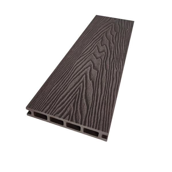 Quality Luxury Wood Grain Long-Lasting WPC Decking With 3D Embossed Finish wholesale