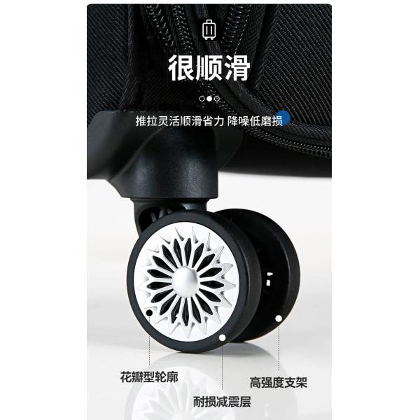 Waterproof and Scratch-Resistant Oxford Cloth Suitcase with Password Lock and Zipper Closure in Upgraded Colors