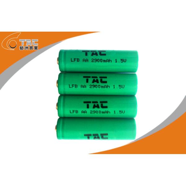 High Capacity 1.5V AA 2900mAh Lithium Iron Battery for digital cameras, mobile