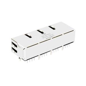 Tab Down Without Led 1x4 Port 8P8C RJ45 Jacks without Integrated Magnetics
