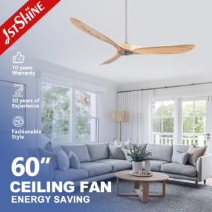 60 inches Modern Design Ceiling Fan with Remote Control and Natural Wind Install