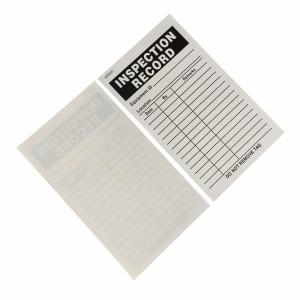 Customizable Plastic Safety Tag with Printed Design