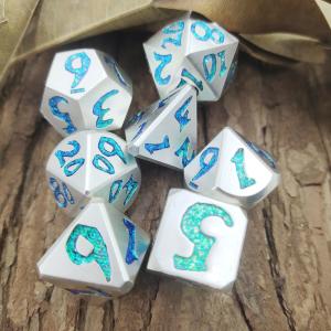 Dice Practical Polyhedral Handmade Luxury Blue Light weight For Collection