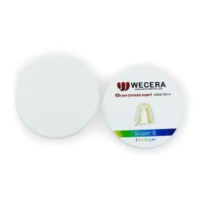 Cheap CAD CAM Dental Zirconia Ceramic Blocks Multilayer 43% - 57% Translucent for sale