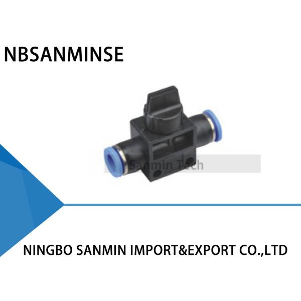 HVFF Pneumatic Flow Control Valve Hand Hose To Hose Connector Air Push In 2Way /