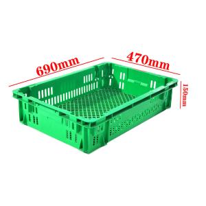 Effective Storage Solution Agriculture Supermarket Mesh Crates with Long Service