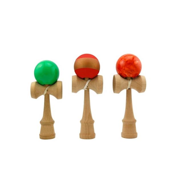 Quality Japanese Traditional Wooden Kendama Ball Standard Game 14 Years wholesale