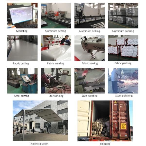 Best Price Customized Heavy Duty Industrial Warehouse Tent Workshop Storage Curve Tent