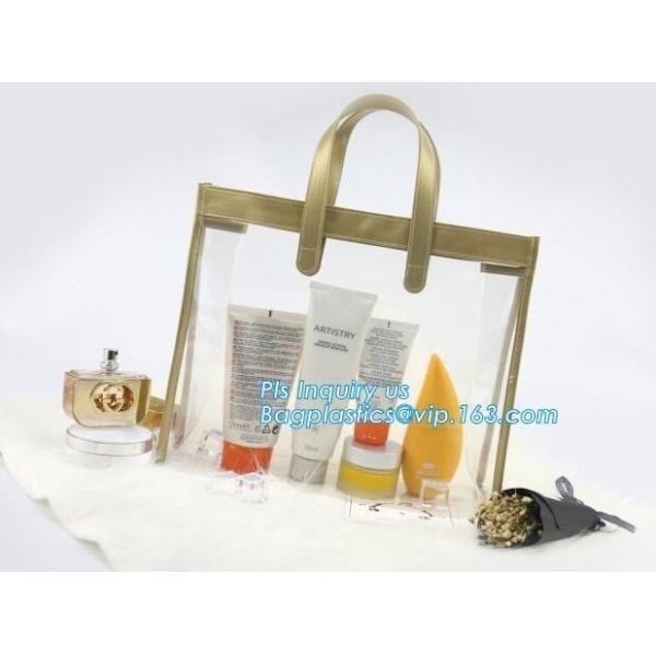 Custom Brand 100% ECO-Friendly Plastic/PP/PVC Handle bag for toy package, handle