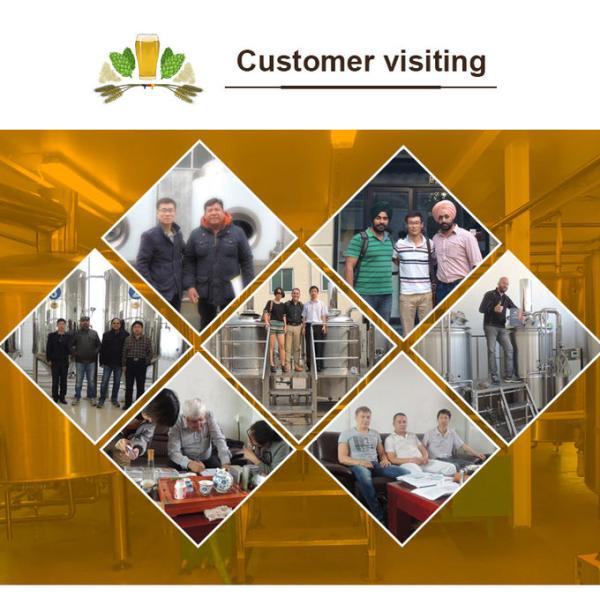 10BBL stainless steel craft beer brewery machine turnkey project with steam jacket for pub