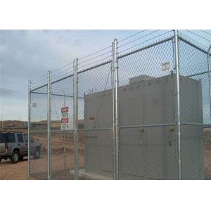 Height 2.4M Wire Mesh Fence Anti Intruder High Security