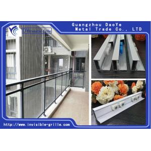 A8 New Model Aluminium Rail Track Singapore Like Invisible Grille Aluminum Frame