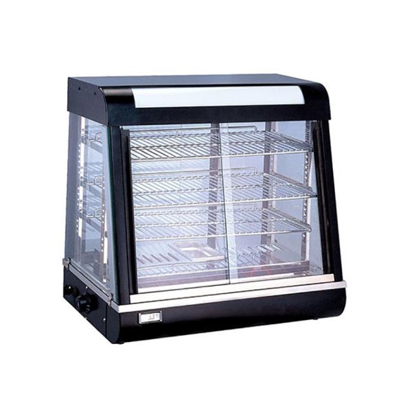 Quality Electric Heating Cake Display Cabinet Counter Top 3-Layers Glass Food Warmer Showcase wholesale