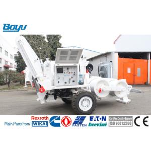 China Stringing Equipment Hydraulic Puller For Power Line With Air Cooling Engine on sale