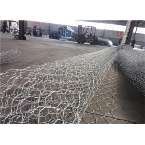 Galvanized Gabion Baskets 80x100mm Hexagonal Woven Wire Mesh