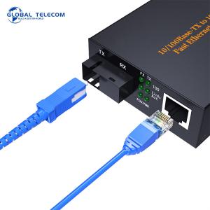 Ftth Fiber Media Converter Htb 3100 GS 03 SFP 10 100 1000M 10 Gigabit