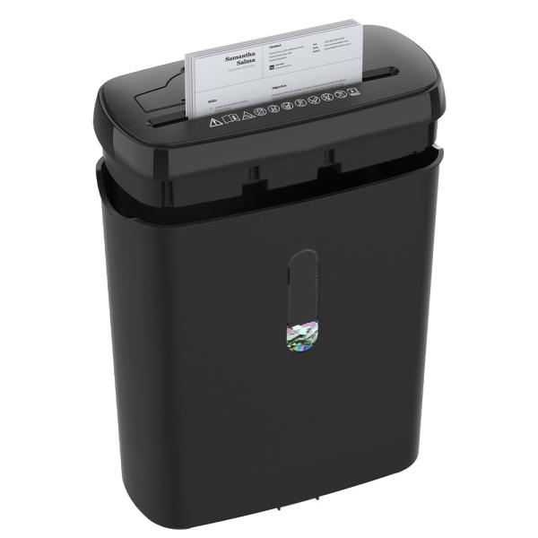 SD108P 8 Sheets Strip Cut Office Paper Shredder Machine For Credit Card