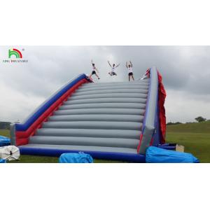 Safe And Anti Slip Inflatable Obstacle Course Combo Departure Staircase