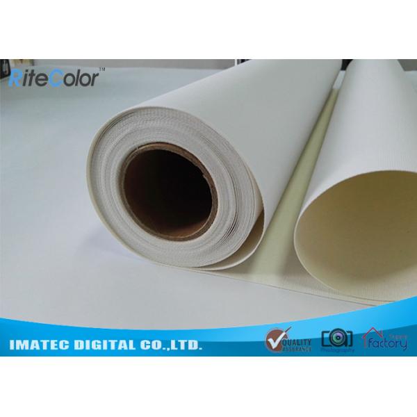 Quality Inkjet Art Cotton - Poly Blend Canvas Roll 420 gram , Aqueous Matte Cotton Canvas wholesale