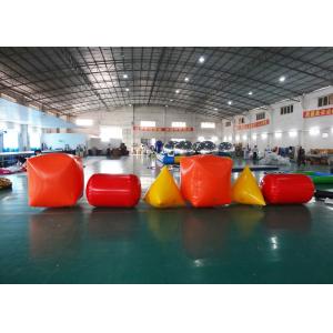 Cheap Triangle , Cube Shape and Cylinder shape of Inflatable Buoy On Sale For Water Games for sale