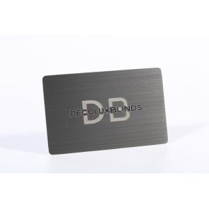 Reverse Etching Embossing SS Metal Business Cards Mirror Effect