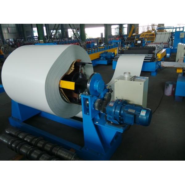 Hydraulic Tension Station Steel Slitting Line / Cut To Length Machine