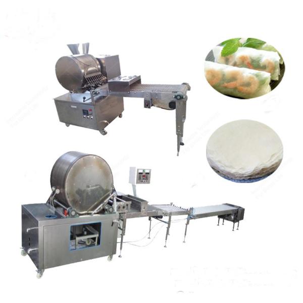 Quality Square Round Egg Spring Roll Samosa Sheet Making Machine wholesale