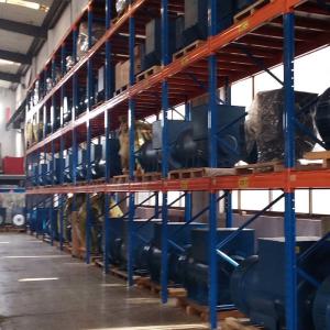 Powder Coated Adjustable Pallet Rack Shelving / Warehouse Rack