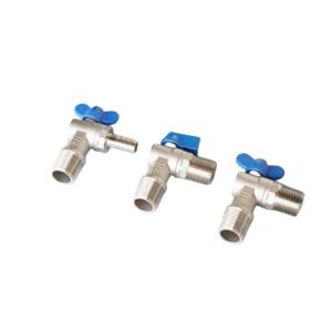 1/2 Inch Forged CF8 Angle Gas Valve with Handle Floating Ball Valve Normal