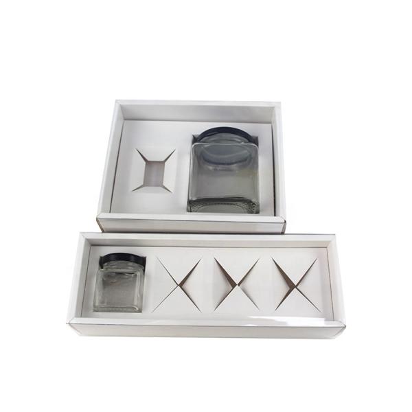Quality Custom Recycled Cardboard Gift Box With Tray Insert Biodegradable Candle Jar Packaging Boxes wholesale